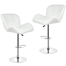 Load image into Gallery viewer, 2pcs Modern Bar Chair Fashion Tank Style Bar Stool Kitchen &amp; Bar Adjustable High Barstool Soft PU Leather for Home Funiture HWC