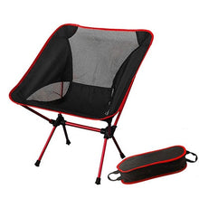 Load image into Gallery viewer, Portable Moon Chair Lightweight Fishing Camping BBQ Chairs Folding Extended Hiking Seat Garden Ultralight Office Home Furniture