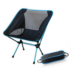 Load image into Gallery viewer, Portable Moon Chair Lightweight Fishing Camping BBQ Chairs Folding Extended Hiking Seat Garden Ultralight Office Home Furniture