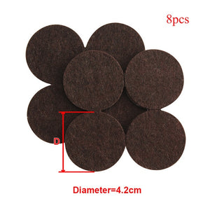 8/16/24pcs/lot Chair Leg Pads Floor Protectors for Furniture Legs Table leg Covers Round Bottom Anti-Slip Pads Rubber Feet