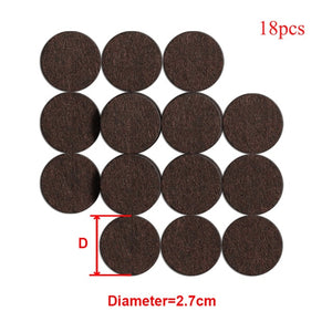 8/16/24pcs/lot Chair Leg Pads Floor Protectors for Furniture Legs Table leg Covers Round Bottom Anti-Slip Pads Rubber Feet