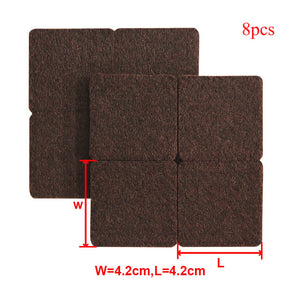 8/16/24pcs/lot Chair Leg Pads Floor Protectors for Furniture Legs Table leg Covers Round Bottom Anti-Slip Pads Rubber Feet
